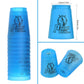 Seisso Stack Cups, Stacking Cup Set Classic Stack Training Game Toys For Boys Girls Kids Stacking Cups With Carry Bag (12 Pack Blue)