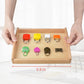 Mikneke Montessori Lock And Key Toy Set For Toddlers, Toy Keys Homeschool Preschool Learning Activities, Wooden Montessori Materials Learning & Education Toys For 3+ Year Old Kids
