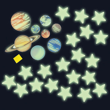 4M Glow Planets & Nova Stars - Astronomy Space Stem Toys Gift Room D  Cor, For Boys & Girls Ages 3+