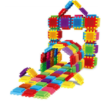 Dimple 360-Piece Set Large Stacking Blocks And Interconnecting Building Set, Makes 60 Blocks, For Boys & Girls, Educational Fun, Great Toy For Child Development For Kids And Toddlers