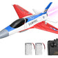 Volantexrc Rc Plane F-16 Fighting Falcon - 2.4Ghz 2Ch Remote Control Airplane Jet Fighter Ready To Fly With Cool Lights, For Beg