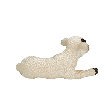Mojo Lamb Resting Realistic Farm Animal Hand Painted Toy Figurine