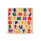 Zoomella Educational Wooden Peg Puzzle Fine Motor Skills Wooden Matching Puzzle Bright Toy Colorful For Toddlers, Preschoolers, 