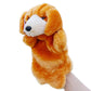 Plush Puppets Dog Puppy Stuffed Animal Toys For Imaginative Pretend Play Storytelling (Brown)