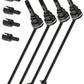 RCMYou Drive Shaft Axles Upgrades for 1/16 E-Revo/E-Revo VXL,Front Rear #45 Steel Driveshafts CVD Upgrades Parts Hop-up,Replace 