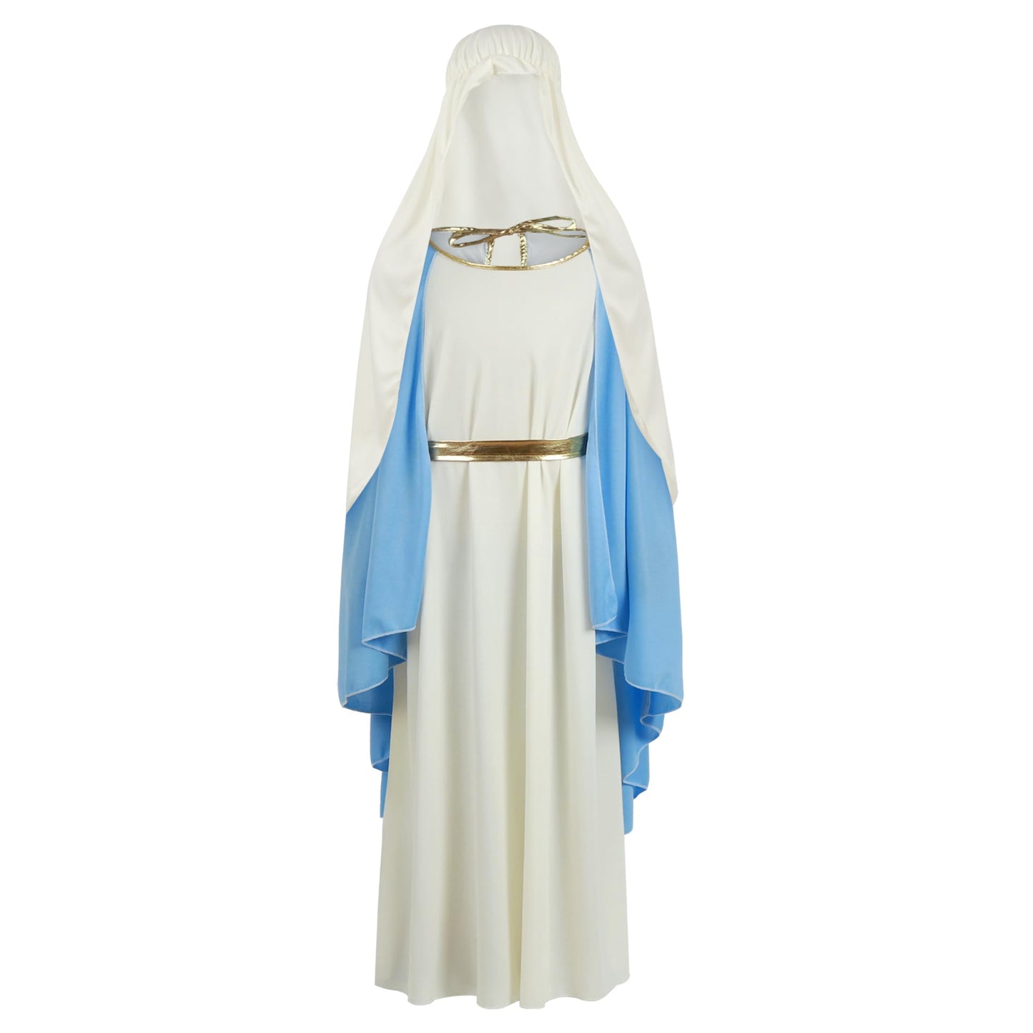 Homelex Kids Virgin Mary Costume Biblical Dress Girls Halloween Cosplay Saint Outfit Blue