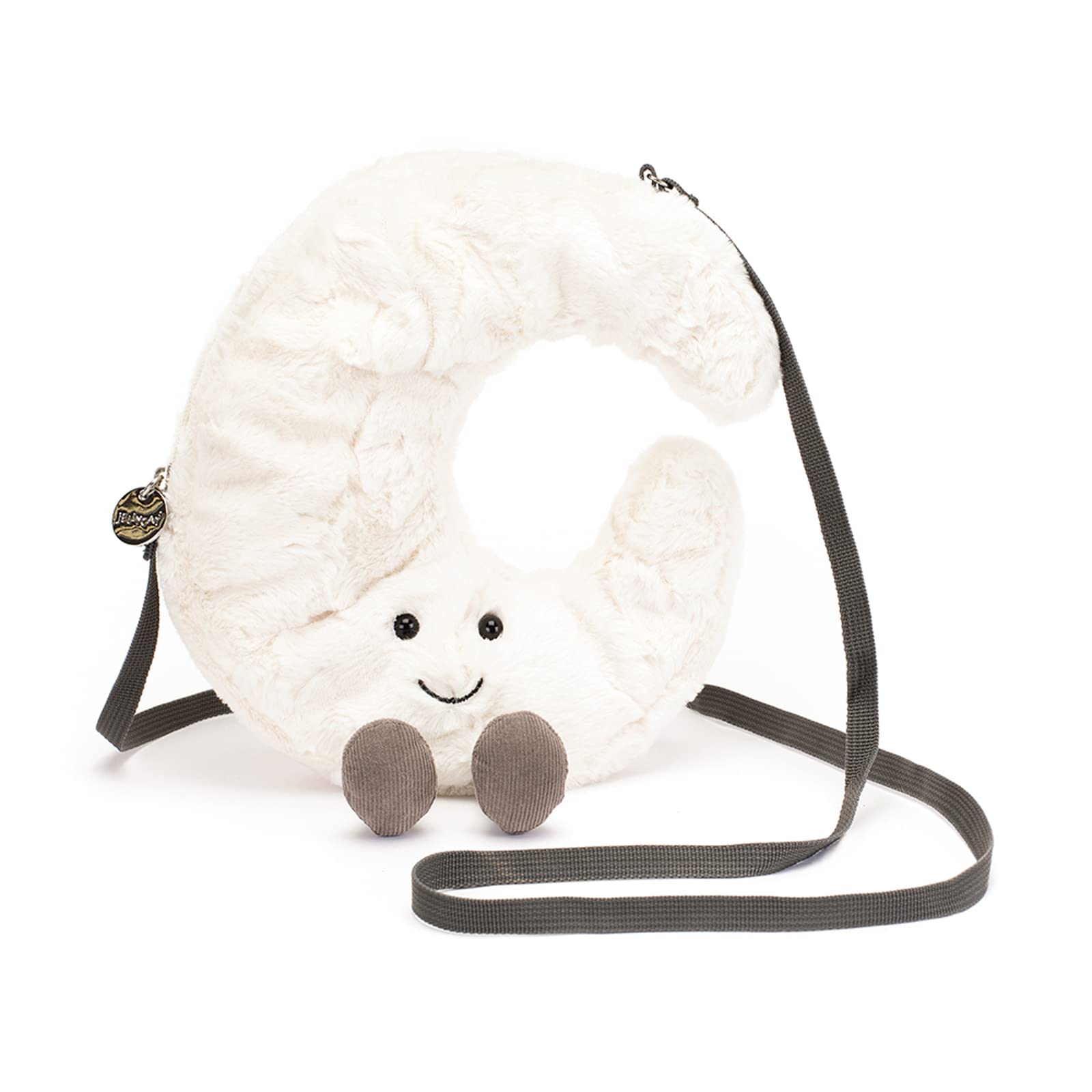 Jellycat Amuseables Moon Plush Bag, 10 Inches - Crossbody And Shoulder Purse - Fun And Unique Handbag