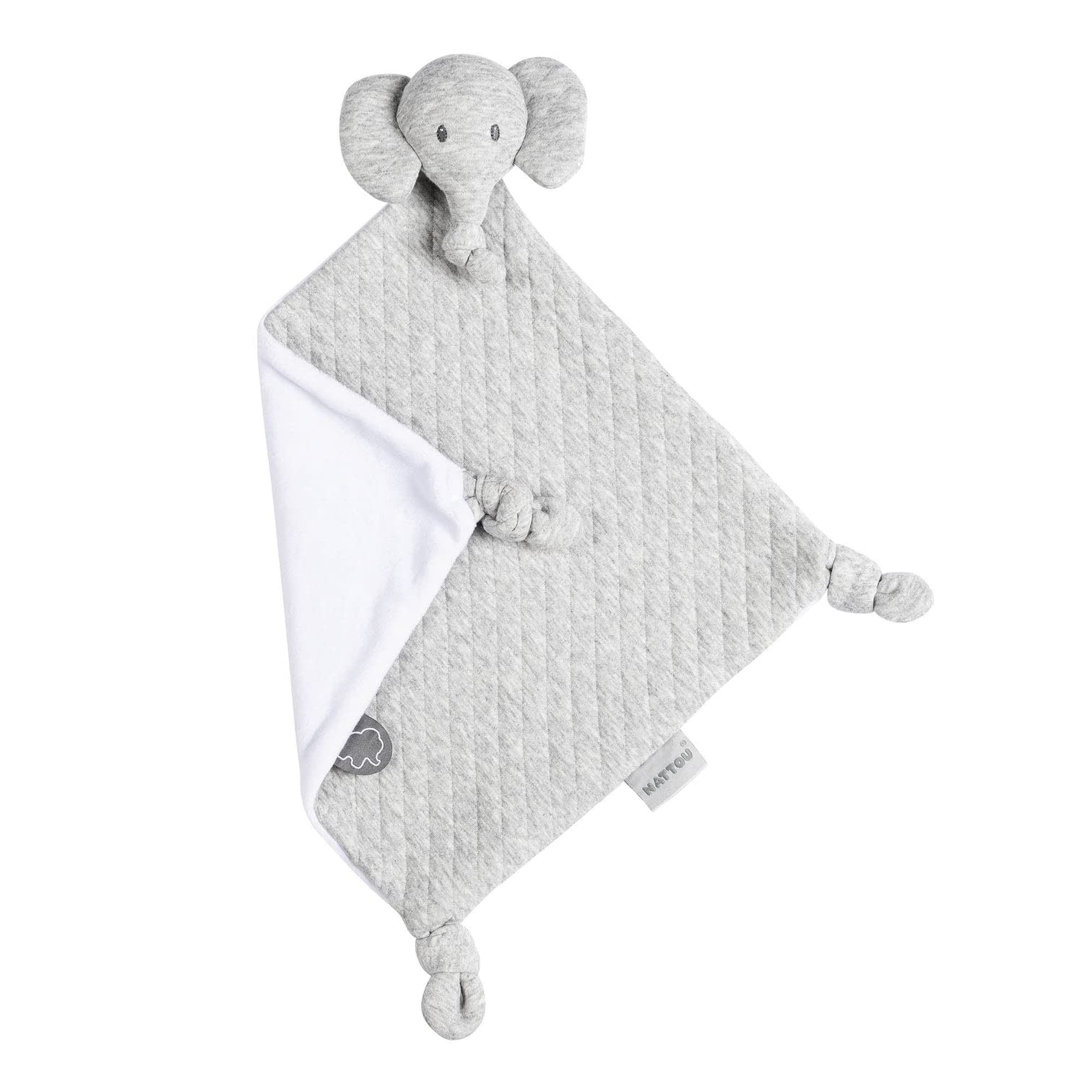 Nattou Tembo Elephant Doudou Security Nursery Blanket Soft Baby Lovey Unisex Lovie Baby Gifts For Newborn Boys And Girls Baby Sn