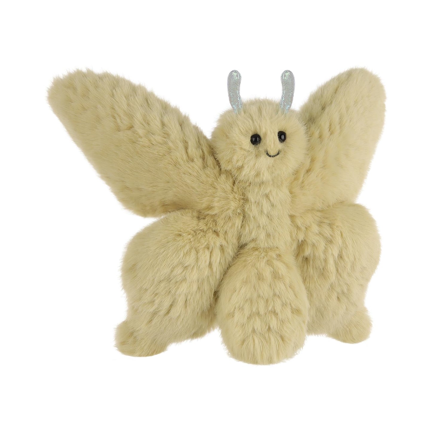 Apricot Lamb Butterfly Plush Stuffed Animals For Kids, Soft Cute Insect Plush Toys For Baby Girl And Boy, Fluffy Butterfly Green