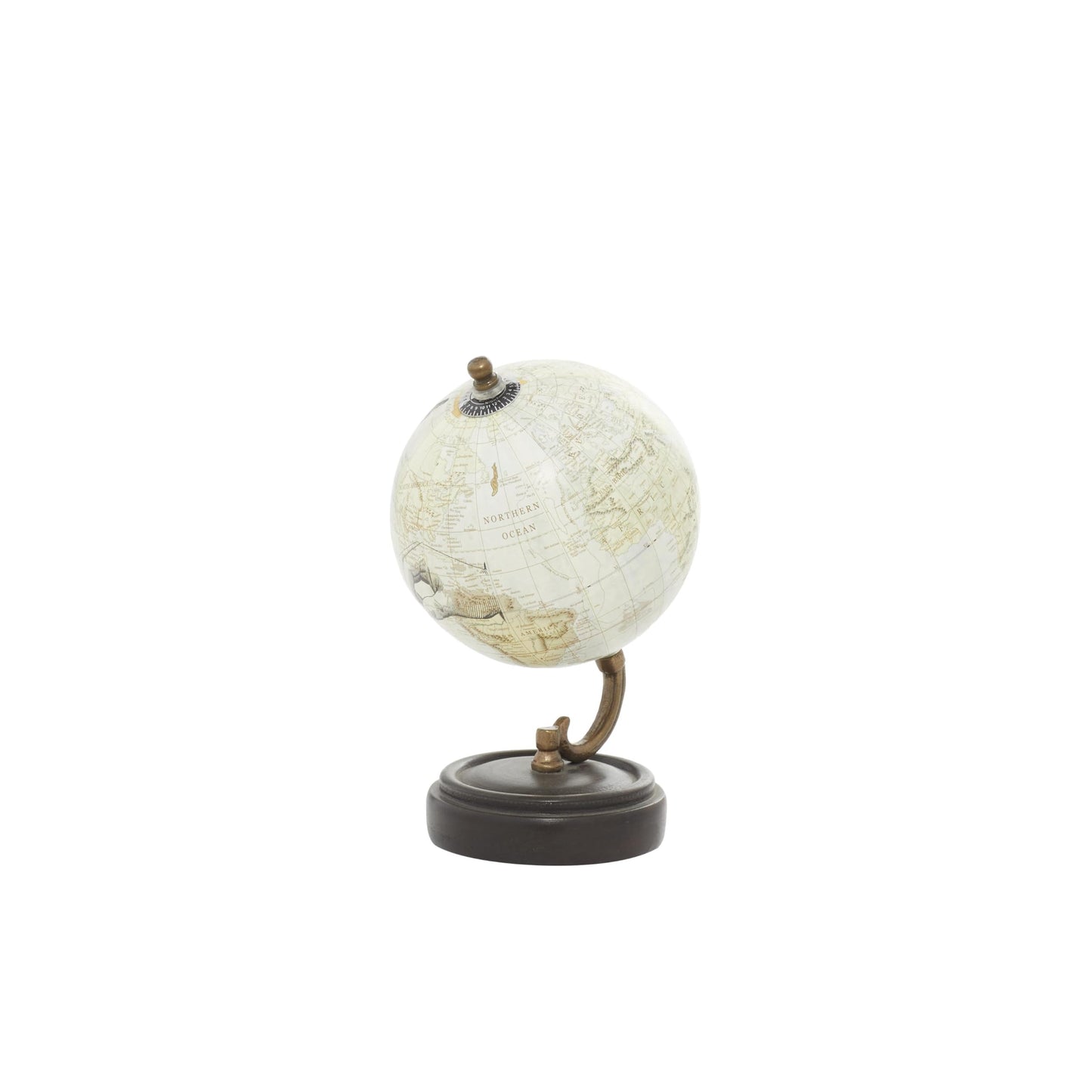 Deco 79 Wood Globe, 5' X 5' X 8', Yellow