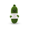 Nqeuepn Handmade Emotional Support Pickled Cucumber Gift, Positive Cucumber, 4.13 Inch Cute Crochet Pickle Doll Funny Pickle Toy Knitted Positive Potato For Friends Valentine'S Day Encouragement Gift