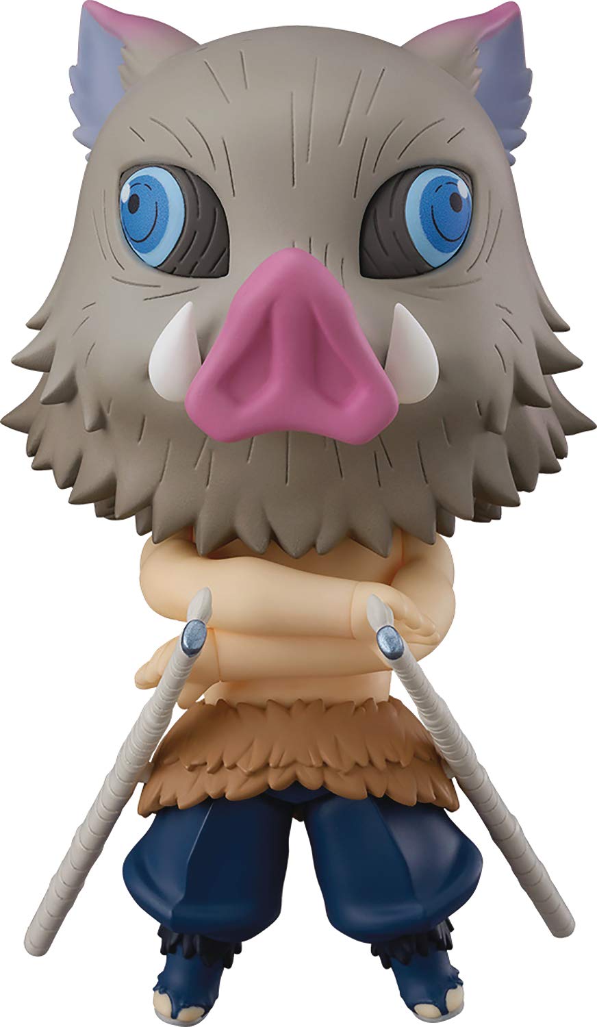 Good Smile Company Demon Slayer: Kimetsu No Yaiba: Inosuke Hashibira Nendoroid Action Figure, Multicolor