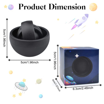 Yrissmiss Fidget Toy For Adults, Fidget Gyro Toys For Ages 8-13, Cool Gadget Gifts For Boys Girls Teens Kids, Desk Toy Adhd Autism Stress Relief Finger Toy Hand Fidget Spinner