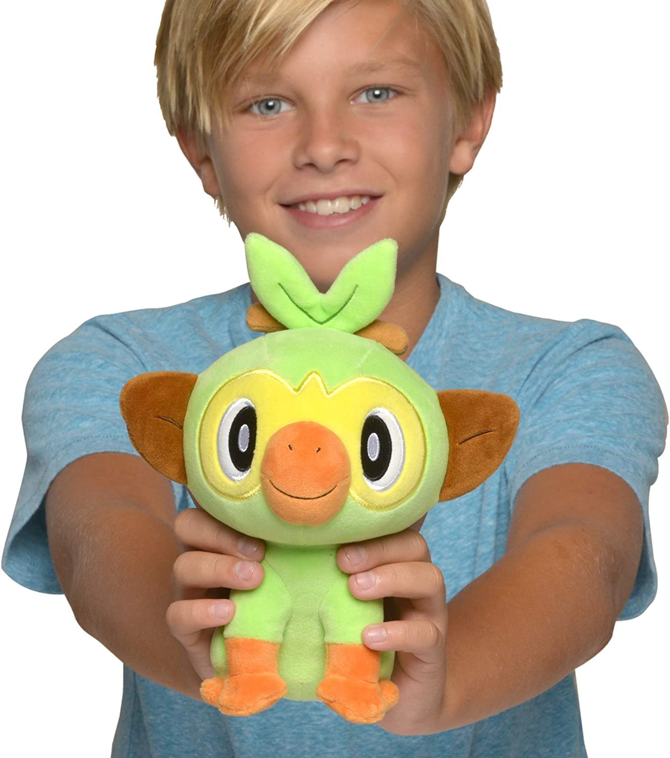 Pok?mon 8 Grookey Plush Officially Licensed - Quality & Soft Stuffed Animal Toy - Add Grookey to Your Collection! - Great Gift for Kids & Fans of Pokemon