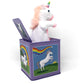Jack Rabbit Creations Unicorn Jack in The Box Toy - Tin, Blue/Pink, 1 EA, Model B07HY9LRNZ