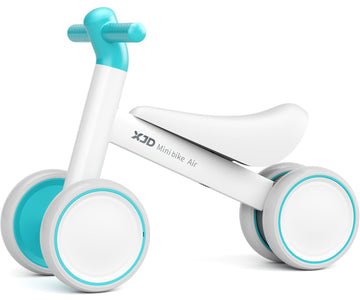 Xjd Baby Balance Bikes Bicycle Baby Toys For 1 Year Old Boy Girl 10 Month -36 Months Toddler Bike Infant No Pedal 4 Wheels First Bike Or Birthday Toys Children Walker (Mint Green)