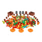 Baenrcy 280Pcs Food Building Blocks Kitchen Sencery Accessories Food Set Building Bricks Kit Diy Building Set Compatible All Major Brands