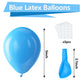 Bezente Blue Balloons Latex Party Balloons - 150 Pack 5 Inch Matte Small Light Blue Helium Balloons For Birthday Wedding Baby Sh