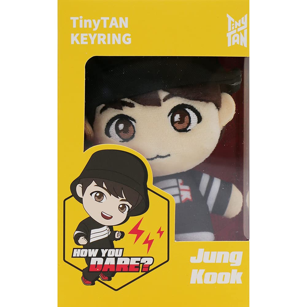 TinyTAN 5.1" Plush Doll Jung Kook - Official Kpop Merchandise, Polyester, BTS030