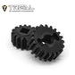 Treal Scx10 Iii/Capra Overdrive Portal Gears Harden Steel Gears Compatible With Axial 1/10 Scx10 3 Capra (15T/20T),Overdrive 43%