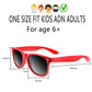 Tuparka 12 Pack Sunglasses Party Favors Bulk Party Toys, Goody Bag Favors For Birthday Party Beach Pool Wedding Party Supplies, Red