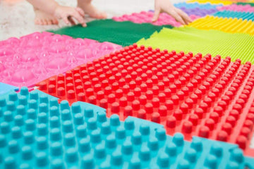Multi-Functional Sensory Mat For Autism Therapy And Play, Featuring Puzzle Tiles And Orthopedic Massage, Module Sensory Mat, Ort