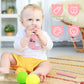 Baby Teether Toys Silicone, Remote Control Shape Teething Toys With Hollow Teether Tube And Pacifier Clip, Silicone Baby Teething Toys For Over 3 Months, Bpa Free Baby Teething Toys (Pink)