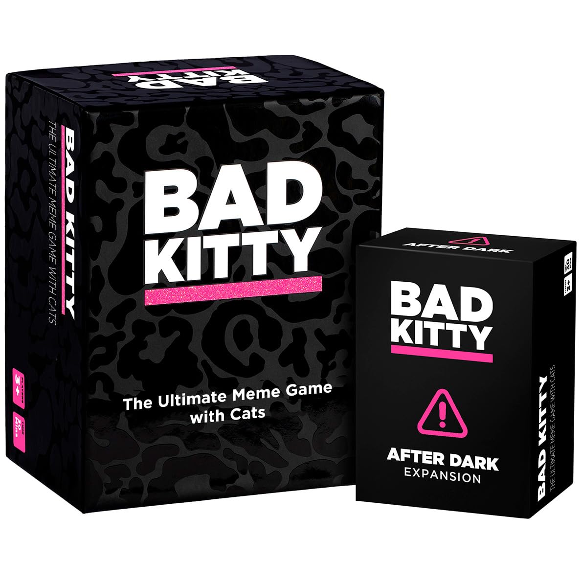 Bad Kitty Party Game + After Dark Expansion Set. The Ultimate Meme Game with Cats - The PURRRRFECT mature-themed Card Game for You  Your Posse & Other Cool Cats! - for Friends  Family  Board Game Night