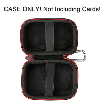 RAIACE Hard Travel Case for Five Crowns Card Games - Protective Black Aluminum Storage Bag (Cards Not Included)