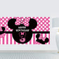 Minnie Mouse 3Rd Birthday Backdrop, Minnie Mouse 3Rd Birthday Banner Party Supplies, Minnie Mouse 3Rd Birthday Decorations, Thir