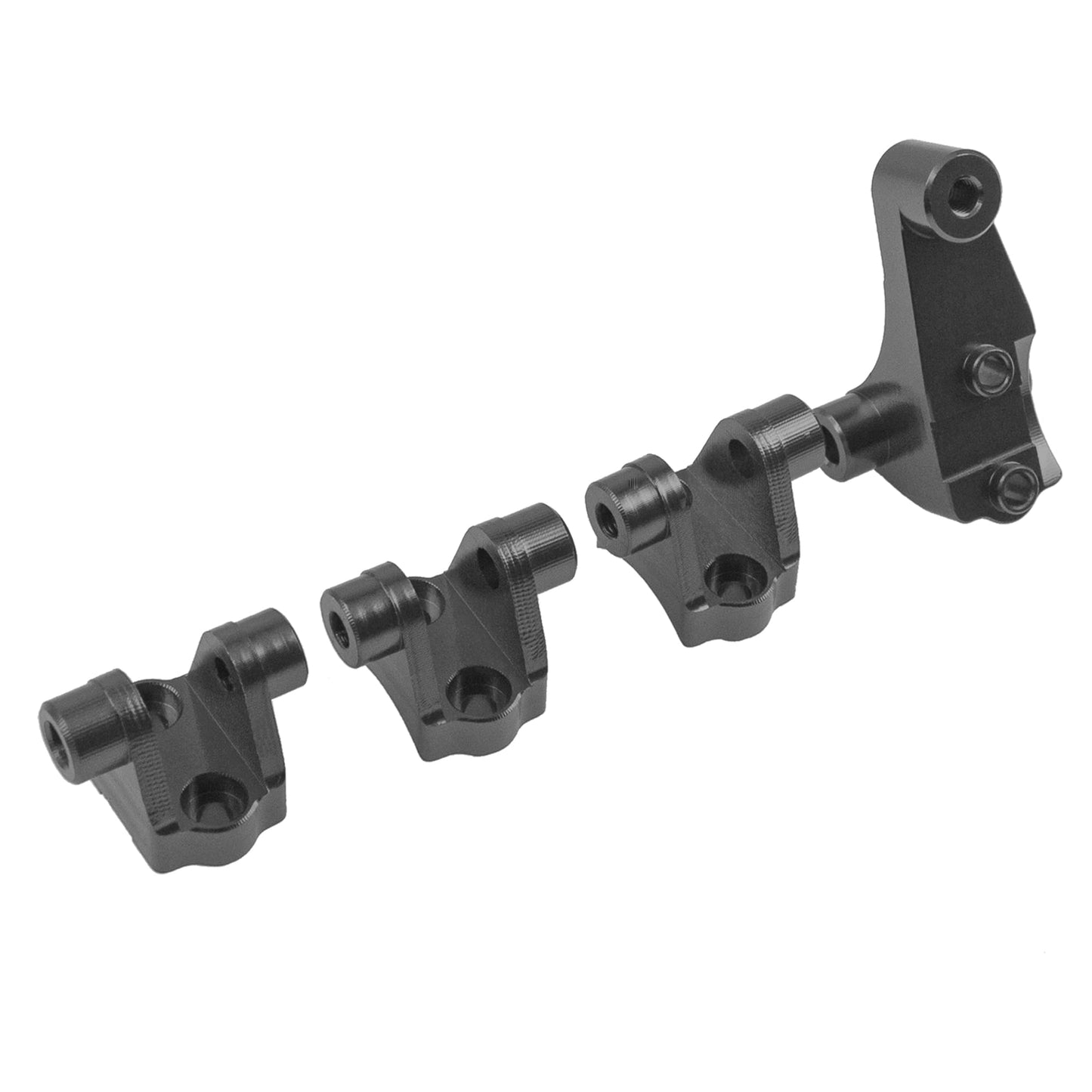 Vgoohobby Aluminum Alloy Axle Mount Set Suspension Links Stand Compatible with TRX-4 TRX-6 8227 1/10 RC Crawler Car Upgrade Part