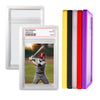 Pack of 5 Graded Card Case Bumper Guards Compatible with 35 pt PSA Graded Cards Includes 5 Graded Card Storage Display Sleeve Protectors (Clear)