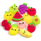 Mr. Pen Mini Squishy Toys for Kids, 12 Pack Fruity Silicone Fidget Animals, Party Favors & Easter Egg Fillers, Model QINK012M402VH