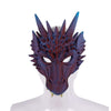 Himine Cosplay Mask Dragon's Head Mask for Festival Party Halloween (Purple)