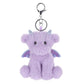 Apricot Lamb Plush Purple Dragon Dinosaur Keychain - Soft Stuffed Animal for Bags, 4.3 Inches