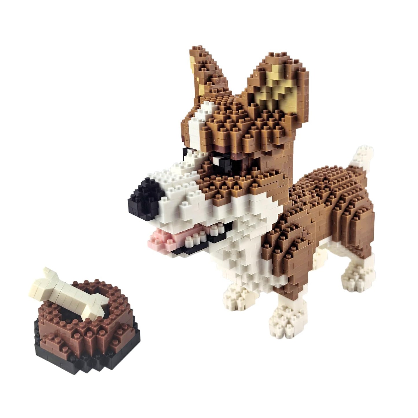 Stpro Building Bricks Set - Building Blocks - Animal Micro Building Block Toy For Boys Girls & Adults (Corgi)