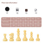 Magnetic Travel Chess Set,3 In 1 Chess Checkers Backgammon Set, Travel Magnet Chess Game With Folding Case Chess Board (Brown, 1