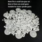 200PCS Module 0.5 Plastic Gear Single Gear Spindle Gear Small Motor Gears for DC Motor RC Car Robot DIY Model Toy Parts (White)