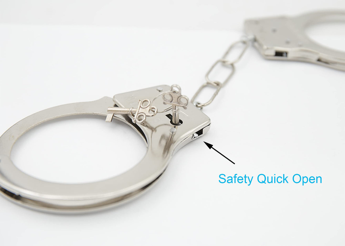 Handcuffs for Kids Safety Toy Cop Cuffs with Key Police Officer Role Play Cowboy Sheriff Halloween Costume for Kids