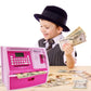 Talking Atm Savings Bank, Digital Piggy Bank, Atm Money Coins Machine For Kids Birthday Gift (Pink/Pink)