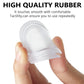 Boao 20 Pieces Piggy Bank Stopper Replacement Piggy Bank Plugs Bulk Rubber Saving Box Stopper(5 Sizes,Clear)
