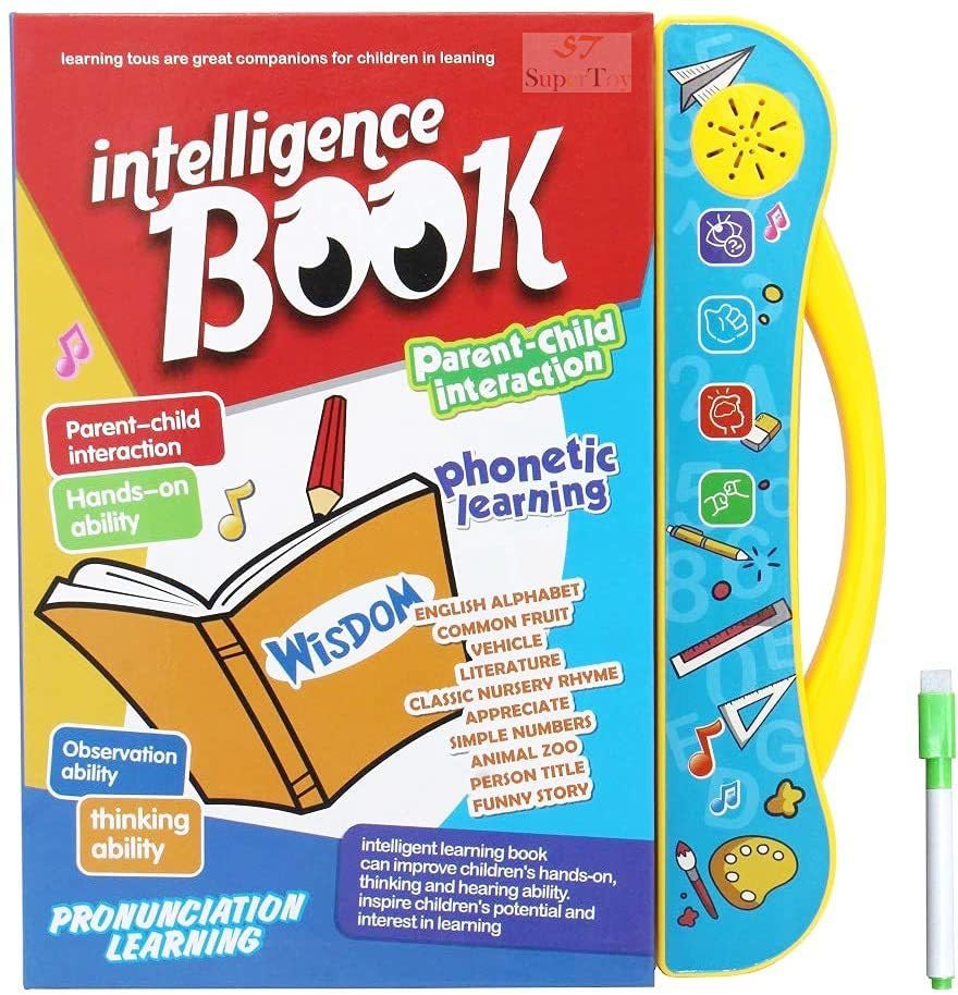 Royaldeals Toys Phonetic Musical Practice EBook For Kids  Alphabets Number Learning