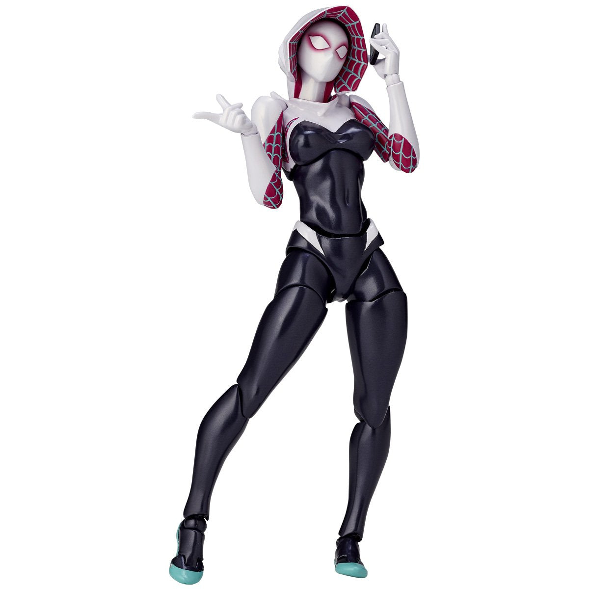 figure complex AMAZING YAMAGUCHI Spider-Gwen approx. 6.1in (155 mm) ABS & PVC Pre-painted Action Figure Revoltech
