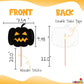 Wobbox Halloween Party Prop Photo Booth Props Diy Kit With Bunting Banner For Party Supplies Featuring Boo Pumpkin Ghost Hallowe