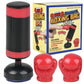 Artcreativity Mini Boxing Bag Set For Kids, 3-Piece Set With 1 Mini Punching Bag And 2 Gloves, Cool Desk Toys For Adults, Boxing