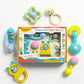 Innovitoy 9 Pcs Infant Baby Rattle Set | Colorful, NonToxic Early Development Toys | Safe Gift Pack For Newborn & Infants 012 