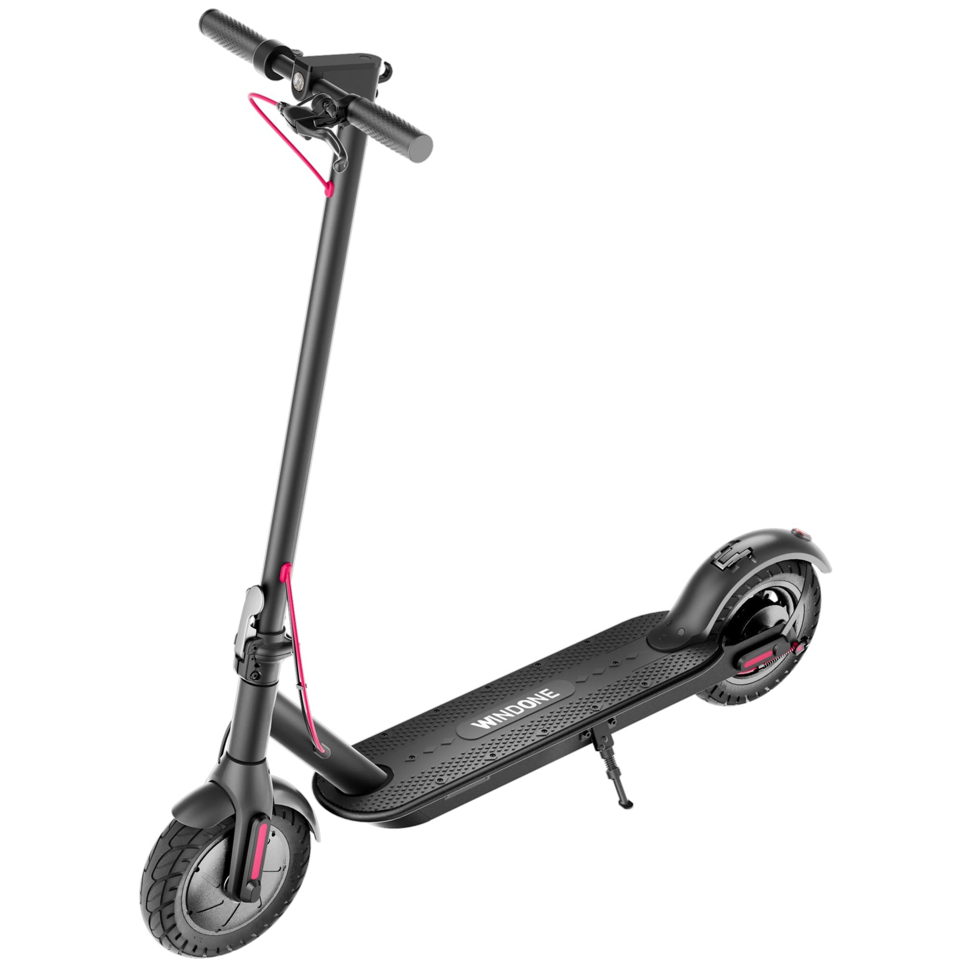 Windone Electric Scooter for Adults & Teens, 430W Peak Motor 19MPH & 17-Mile Range, Foldable Commuter Scooter with 10 Shock-Abso