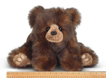 Bearington Huggy Ben Plush Stuffed Animal Brown Grizzly Bear, 19'