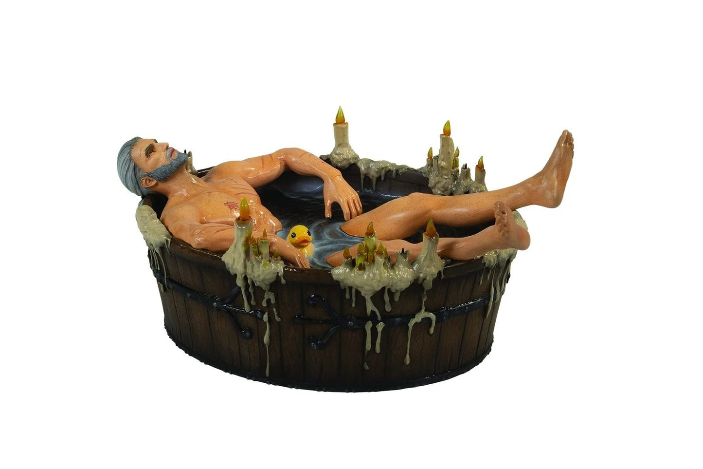 Dark Horse Deluxe Geralt in Bath Statuette, Polyresin, Brown, Model AUG180391