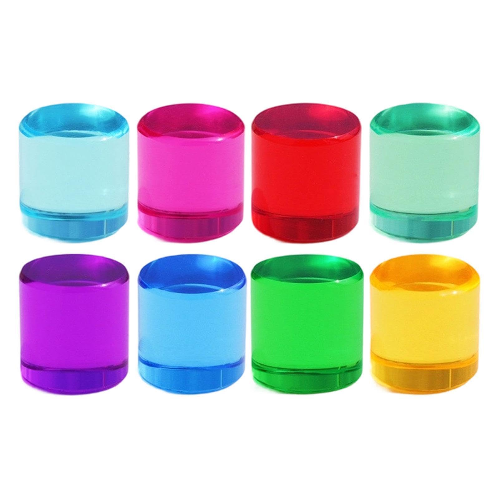 Bnf8Pcs Rainbow Building Blocks Set Training Rainbow Building Acrylic Cylinders 2.5Cm|Toys & Hobbies|Educational|Other Education